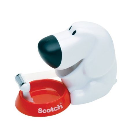 3M SCOTCH Ragasztószalag-adagoló, asztali, feltöltött, 3M SCOTCH "C31", kutya