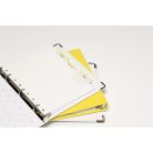 3M POSTIT Jelölőcímke, műanyag, megerősített, döntött, 4x6 lap, 50,8x38,1 mm, 3M POSTIT, vegyes színek