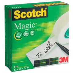   3M SCOTCH Ragasztószalag, 12 mm x 33 m, 3M SCOTCH "Magic Tape 810"