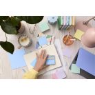 3M POSTIT Öntapadó jegyzettömb, "Z", adagolóval, 76x76 mm, 90 lap, 3M POSTIT "Super Sticky", pasztellkék