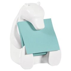   3M POSTIT Jegyzettömb adagoló, "Z", 3M POSTIT, "Jegesmedve", fehér