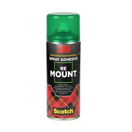 3M SCOTCH Ragasztó spray, 400 ml, 3M SCOTCH "ReMount"
