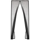 HOME Szúnyogháló, mágneses, ajtóra, 90x210 cm, HOME, fekete