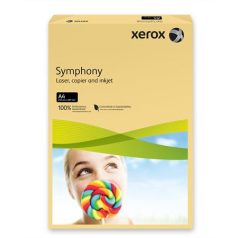   XEROX Másolópapír, színes, A4, 160 g, XEROX "Symphony", vajszín (közép)