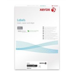   XEROX Etikett, univerzális, 38,1x21,2 mm, kerekített sarkú, XEROX, 6500 etikett/csomag