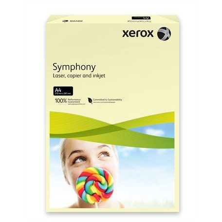 XEROX Másolópapír, színes, A4, 160 g, XEROX "Symphony", csontszín (pasztell)