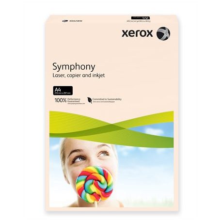 XEROX Másolópapír, színes, A4, 80 g, XEROX "Symphony", lazac (pasztell)
