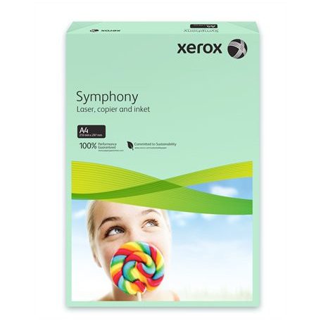 XEROX Másolópapír, színes, A4, 80 g, XEROX "Symphony", zöld (közép)