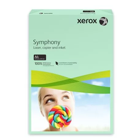 XEROX Másolópapír, színes, A4, 80 g, XEROX "Symphony", zöld (közép)