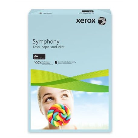 XEROX Másolópapír, színes, A4, 80 g, XEROX "Symphony", kék (közép)