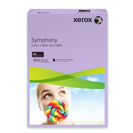 XEROX Másolópapír, színes, A4, 80 g, XEROX "Symphony", lila (közép)