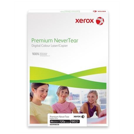 XEROX Speciális média, téphetetlen, A4, 120 mikron, műanyag alapú, vízálló, XEROX "Nevertear"