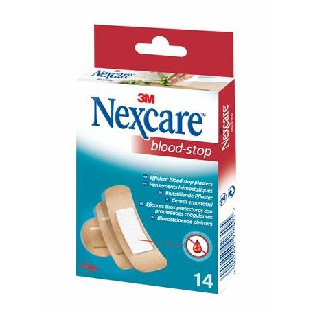 3M Sebtapasz, vérzéscsillapító, 14 db, 3M "Nexcare Blood Stop"