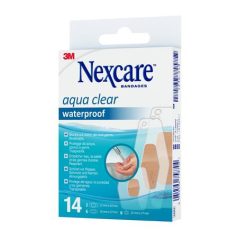   3M Sebtapasz, vízálló, vegyes méret, 14 db, 3M "Nexcare™ Aqua 360"