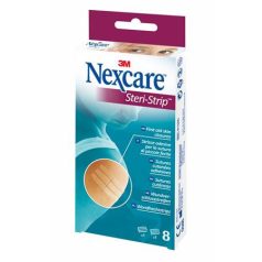   3M Sebzáró csík, vegyes méret, 8db, 3M "Nexcare SteriStrip"
