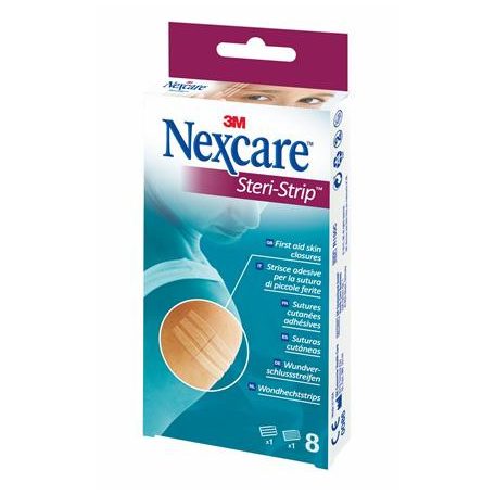 3M Sebzáró csík, vegyes méret, 8db, 3M "Nexcare SteriStrip"