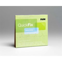   PLUM Sebtapasz utántöltő "Quick Fix", 45 darabos, kék, fémszálas, PLUM