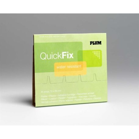PLUM Sebtapasz utántöltő "Quick Fix", 45 darabos, vízálló, PLUM