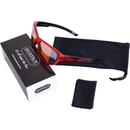AVATAR Napszemüveg HD lencsével, AVATAR "Red Knight", piros