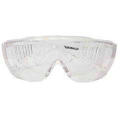 Védőszeműveg, víztiszta lencsével, 12 db
