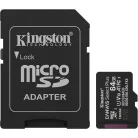 KINGSTON Memóriakártya, microSDXC, 64GB, C10/UHS-I/U1/V10/A1, Gen3, adapter, KINGSTON "Canvas Select Plus"