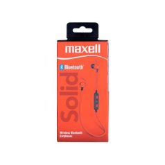   MAXELL Fülhallgató, vezeték nélküli, Bluetooth 5.1, mikrofonnal, MAXELL "Solid", piros