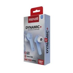   MAXELL Fülhallgató, vezeték nélküli, Bluetooth 5.3, mikrofonnal, MAXELL "Dynamic+", világoskék