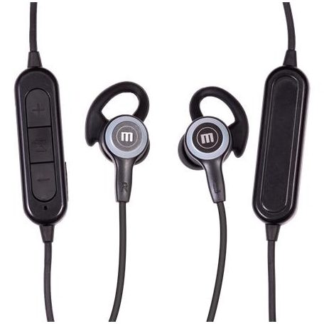 MAXELL Fülhallgató, vezeték nélküli, Bluetooth 5.1, mikrofonnal, LED-es fülhallgató, MAXELL "Halo", fekete