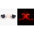 MAXELL Fülhallgató, vezeték nélküli, Bluetooth, mikrofonnal, LED-es fülhallgató, MAXELL "Halo Sport", fekete