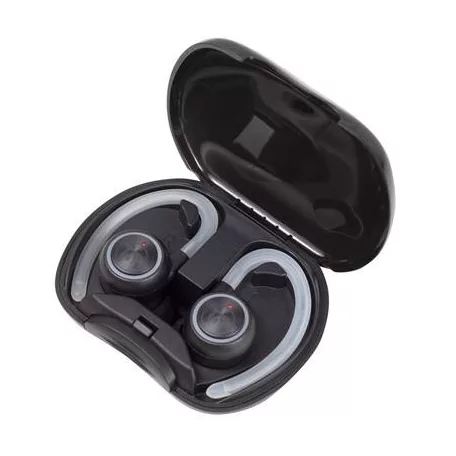 MAXELL Fülhallgató, vezeték nélküli, Bluetooth, mikrofonnal, LED-es fülhallgató, MAXELL "Halo Sport", fekete