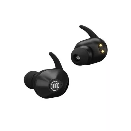 MAXELL Fülhallgató, vezeték nélküli, Bluetooth 5.0, mikrofonnal, MAXELL "Mini Duo", fekete