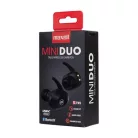MAXELL Fülhallgató, vezeték nélküli, Bluetooth 5.0, mikrofonnal, MAXELL "Mini Duo", fekete