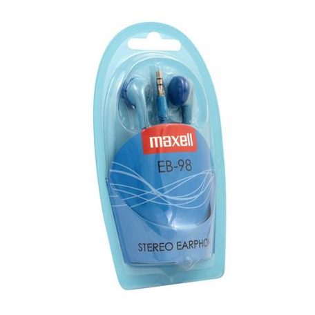 MAXELL Fülhallgató, MAXELL "Ear Buds 98", kék