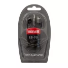 MAXELL Fülhallgató, MAXELL "Ear Buds 98", fekete