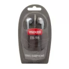 MAXELL Fülhallgató, MAXELL "Ear Buds 98", ezüst