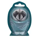 MAXELL Fülhallgató, MAXELL "Plugz", fekete