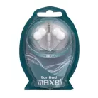 MAXELL Fülhallgató, MAXELL "Plugz", fehér