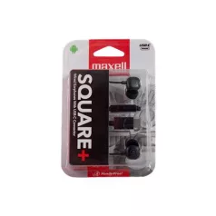   MAXELL Fülhallgató, mikrofonnal, USB-C, MAXELL "Square+", fekete