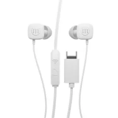   MAXELL Fülhallgató, mikrofonnal, USB-C, MAXELL "Square+", fehér