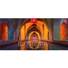 DAYLINER Naptár, asztali, álló, DAYLINER "Európa"