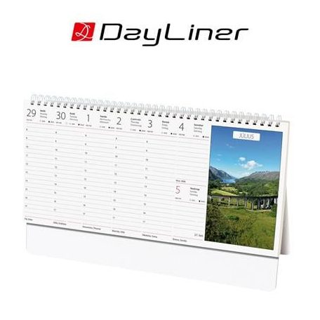 DAYLINER Naptár, asztali, álló, DAYLINER "Európa"