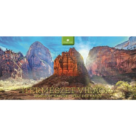 DAYLINER Naptár, asztali, álló, DAYLINER "Természet világa"