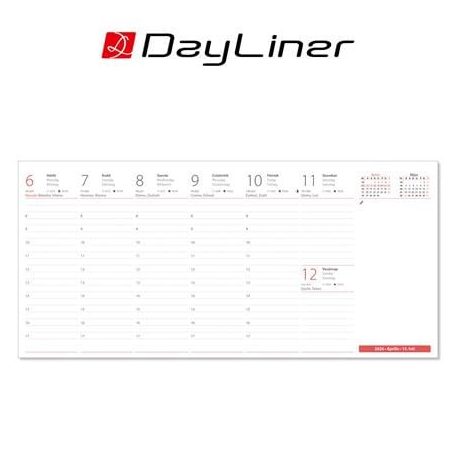 DAYLINER Naptár, asztali, álló, DAYLINER, "Oktáv"