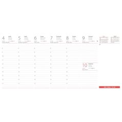   DAYLINER Naptár, asztali, fekvő, DAYLINER, "Oktáv"