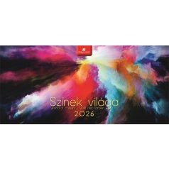   DAYLINER Naptár, asztali, álló, DAYLINER "Színek világa"