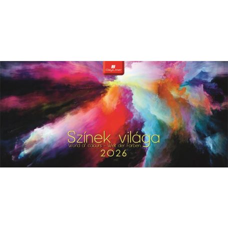 DAYLINER Naptár, asztali, álló, DAYLINER "Színek világa"