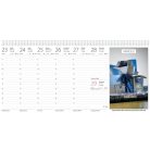 DAYLINER Naptár, asztali, álló, DAYLINER "Képes világ"