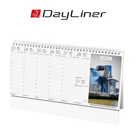 DAYLINER Naptár, asztali, álló, DAYLINER "Képes világ"