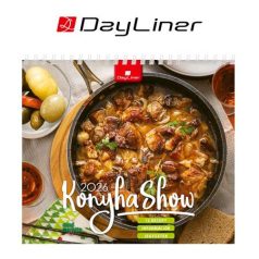   DAYLINER Naptár, asztali, álló, DAYLINER "Konyha Show - Mindmegette"
