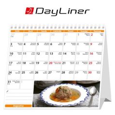   DAYLINER Naptár, asztali, álló, DAYLINER "Konyha Show - Mindmegette"